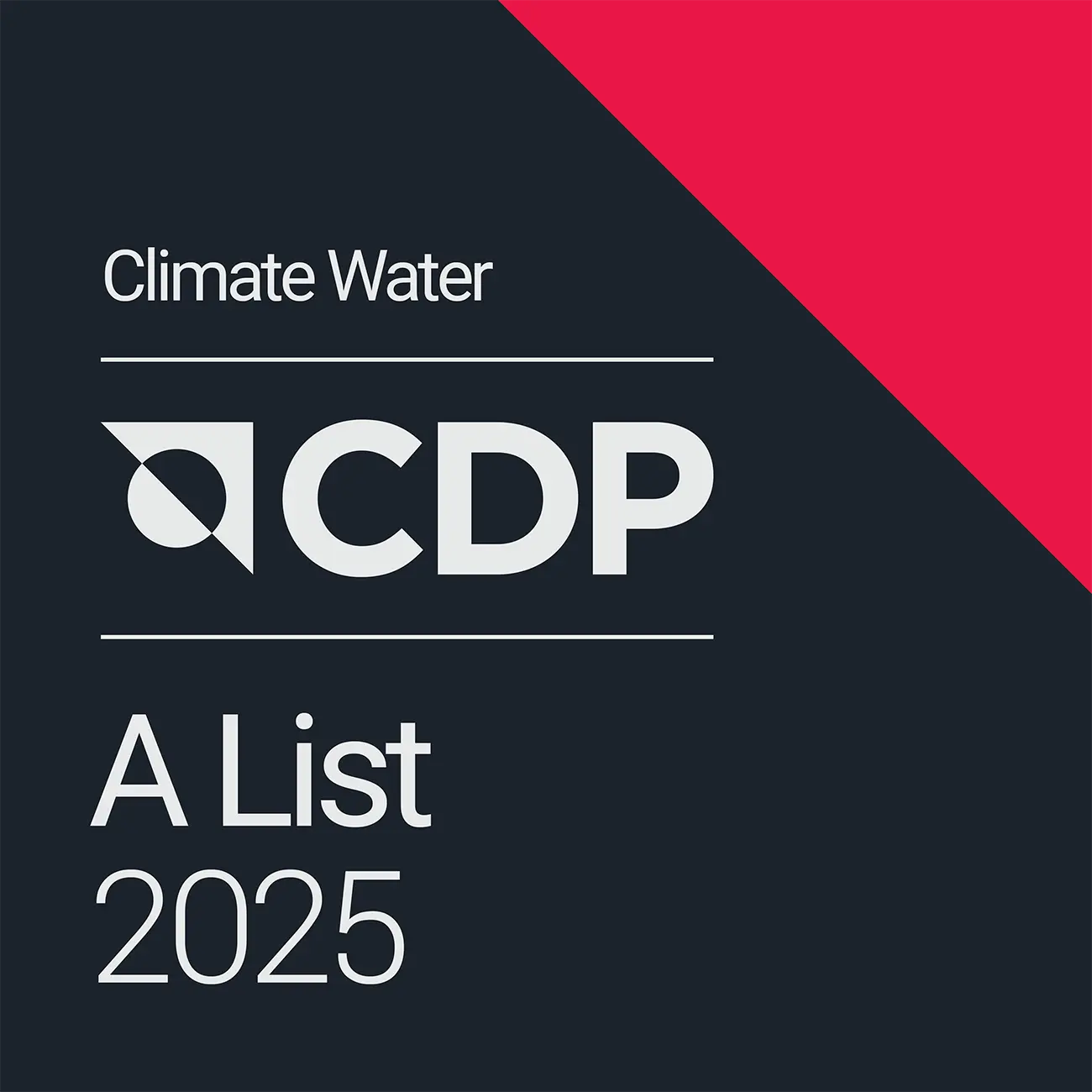 CDP A List 2025 Logo