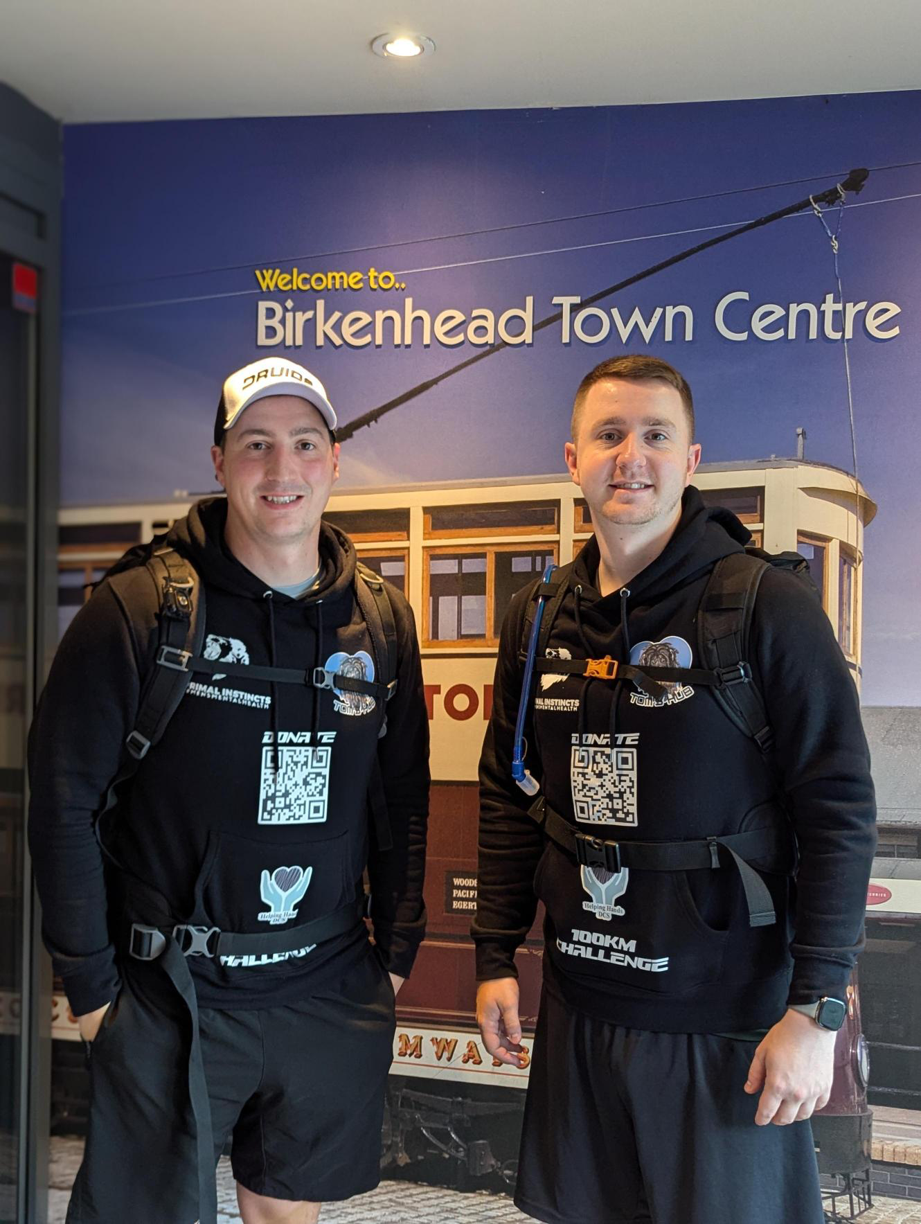 Tony Norton-Wilkes and Cory Norton-WIlkes at Birkenhead