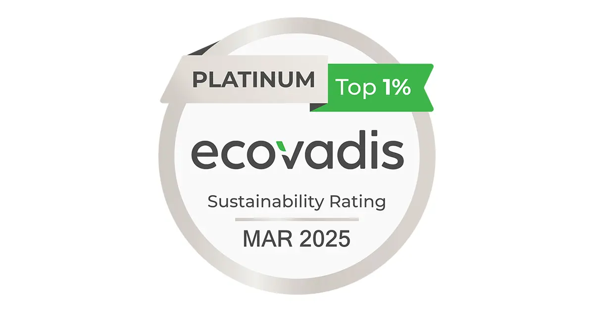 Ricoh awarded EcoVadis Platinum Rating for sustainability performance